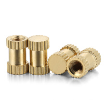 M3 M4 M5 M6 M8 M10 Blind Brass Knurled Threaded Insert Nuts for Plastic Injection Molding